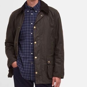 Barbour Ashby Wax Jacket Size Large